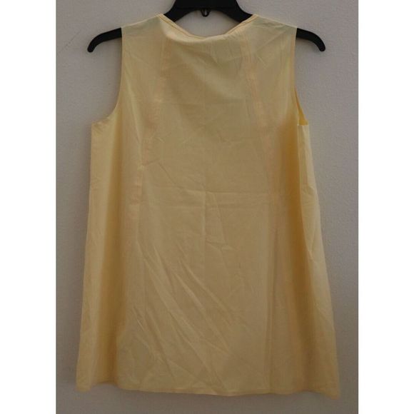 Athleta Women's Sz XS/TP Lunaria Yellow Zephyr Refined Tank Top $69 - Picture 2 of 10